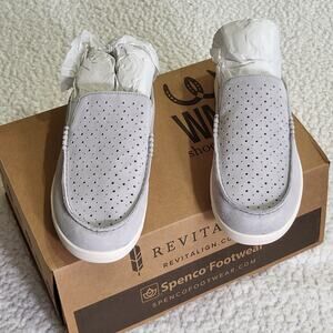 NWB Spenco Women's St. Maarten Mule Slip on Grey Womens Sneakers size 8.5 B